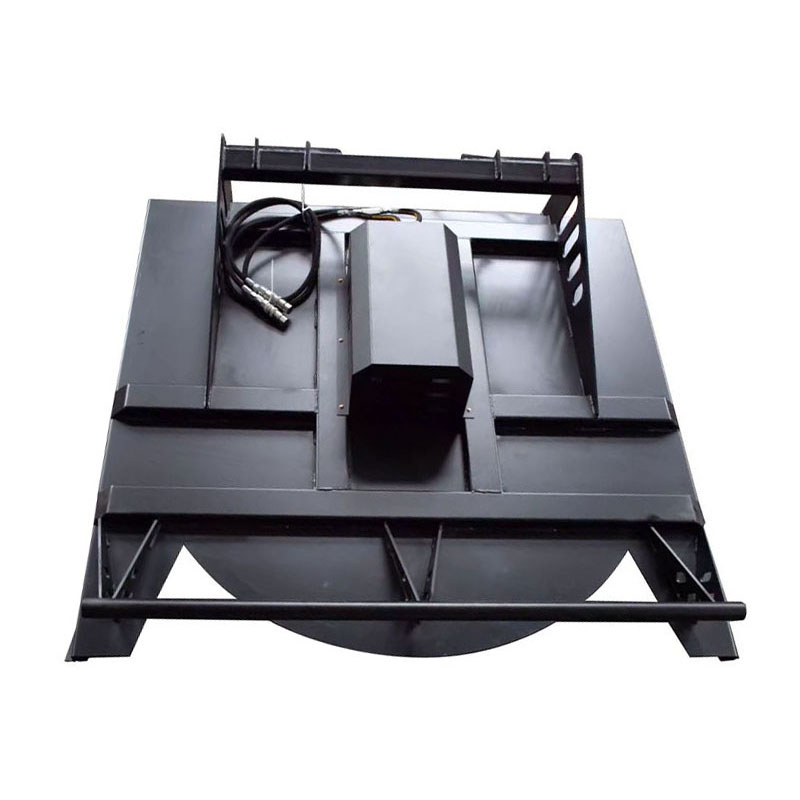 What design features make it possible for a sliding lawn mower to easily reach narrow or rugged areas that are difficult to reach?