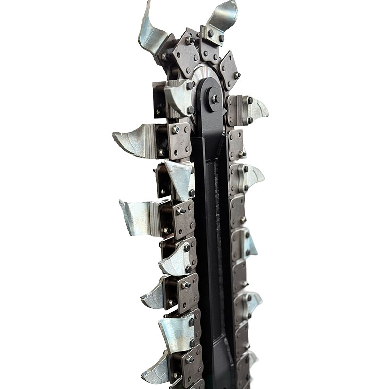 How does a skid-steer loader trencher work efficiently in a small space?