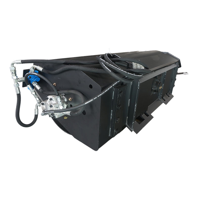 How do the vibration parameters of a skid steer loader attachments road roller adapt to the compaction requirements of different soils?